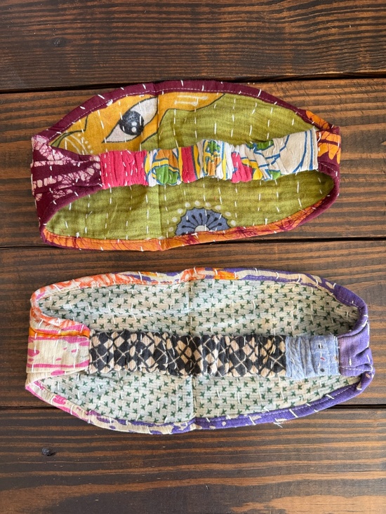 ✨ Gorgeous Handmade Kantha Headband Set ✨